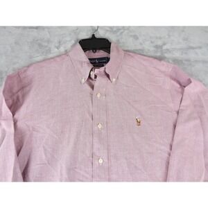 Ralph Lauren Shirt Men' 16-34 Button Down Oxford Classic Pony Polo Preppy Casual